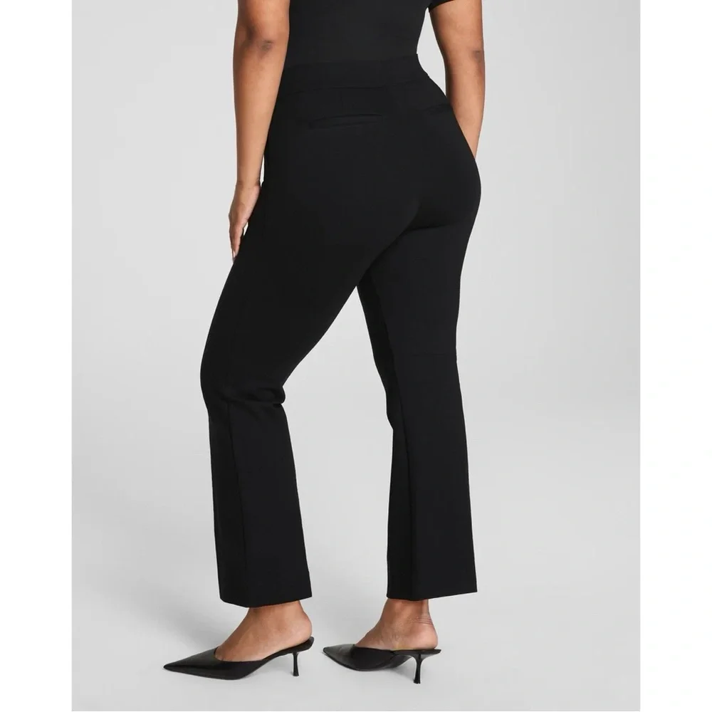 Spanx SPANXsupersmooth PerfectFit Ponte Kick Flare Pant in Classic Black‎